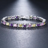 CZ Cubic Zirconia Tennis Bracelet Women's Jewelry Bracciali