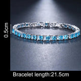 CZ Cubic Zirconia Tennis Bracelet Women's Jewelry Bracciali
