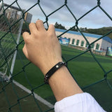 Men's Stainless Steel Medical Alert ID Wrist Bracelet