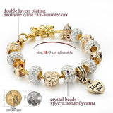 Crystal Beads Bracelets Friendship Charm Chain DIY Bracelets