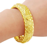 24K Real Bracelet Plated Women's Wedding Jewelry