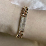 Famous Copper Zircon Bangle BlingBling Bracelet - Party Jewelry