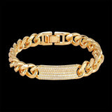 Famous Copper Zircon Bangle BlingBling Bracelet - Party Jewelry