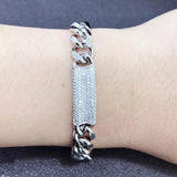 Famous Copper Zircon Bangle BlingBling Bracelet - Party Jewelry