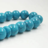 Misbaha Tasbih Turquoise Stone Rosary 33 Beads Muslim Prayer Beads