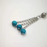 Misbaha Tasbih Turquoise Stone Rosary 33 Beads Muslim Prayer Beads