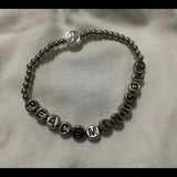 KPOP G-DRAGON PEACEMINUSONE Silver Daisy Bracelet Unisex Jewelry