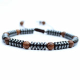 Men Bracelet Hematite Stone Beads Friendship Jewelry