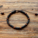 Men Bracelet Hematite Stone Beads Friendship Jewelry