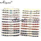 12 Pieces Eyes Beads Hand Bracelet Exorcism Protection Gift