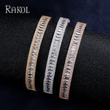 Cubic Zircon Wedding Bangles for Women Bridal Jewelry