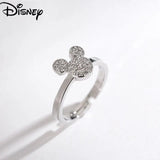 Zircon Mickey Silver Ring for Women