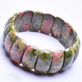 Asingeloo Green Stone Beads Bracelets for Women