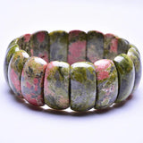 Asingeloo Green Stone Beads Bracelets for Women