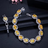 African Nigerian Women Costume Round CZ Silver Bangle