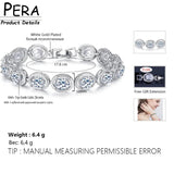African Nigerian Women Costume Round CZ Silver Bangle