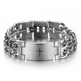 Retro Double Row Denim Titanium Bracelet for Women