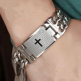 Retro Double Row Denim Titanium Bracelet for Women