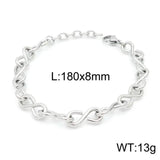 Women Silver Zircon Bracelet Gift