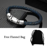 Vintage Leather Chain Bracelet for Men and Women