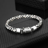 Vintage Leather Chain Bracelet for Men and Women