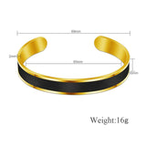 Men Leather Bracelet Stainless Steel Cuff Bangle Gift for Boyfriend Husband