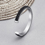 Men Leather Bracelet Stainless Steel Bangle