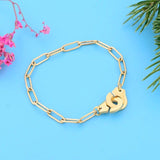 Stainless Steel Handcuffs Bracelet For Women Men