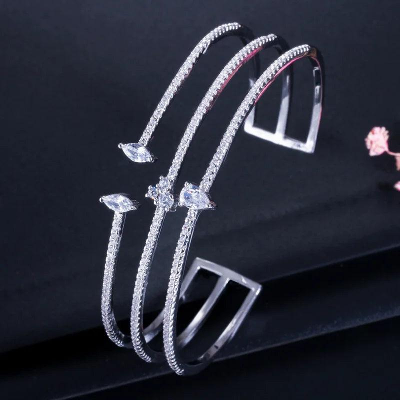 Arrival Marquise Open Bracelet Bangle for Women