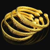 Women Dubai Bangle 24K Bracelet Bangle African Arabic Ethiopian Bride