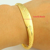 Women Dubai Bangle 24K Bracelet Bangle African Arabic Ethiopian Bride