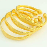 Women Dubai Bangle 24K Bracelet Bangle African Arabic Ethiopian Bride