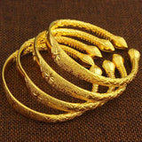 Women Dubai Bangle 24K Bracelet Bangle African Arabic Ethiopian Bride