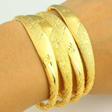 Women Dubai Bangle 24K Bracelet Bangle African Arabic Ethiopian Bride