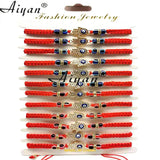 12 Pieces Eyes Beads and Red Eyes Beads with Palm Bracelet