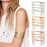 Punk Double Cross Arm Bracelet for Women