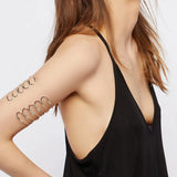 Punk Double Cross Arm Bracelet for Women