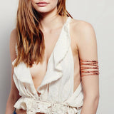 Punk Double Cross Arm Bracelet for Women