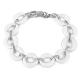 Smooth Ceramic Bracelet Female Hollow Round Bangle
