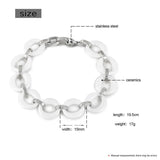 Smooth Ceramic Bracelet Female Hollow Round Bangle