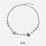 Hip Hop Ghost Cactus Pearl Bracelet Punk Stainless Steel Funny Bracelet