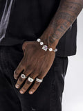 Hip Hop Ghost Cactus Pearl Bracelet Punk Stainless Steel Funny Bracelet
