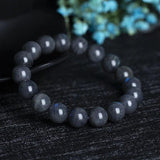 Moonstone Labradorite Beads Stretch Bracelet for Men