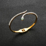 Snake Bracelet CZ Cuff Bangle Charm Party Jewelry