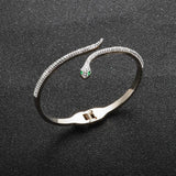 Snake Bracelet CZ Cuff Bangle Charm Party Jewelry