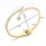 Snake Bracelet CZ Cuff Bangle Charm Party Jewelry