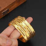 4pcs Dubai Jewelry Bangles For Ethiopian Bridal Bangles