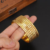 4pcs Dubai Jewelry Bangles For Ethiopian Bridal Bangles
