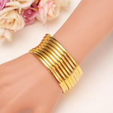 4pcs Dubai Jewelry Bangles For Ethiopian Bridal Bangles