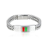 Punk Rock Chain Link Bracelet Stainless Steel Hip Hop Jewelry